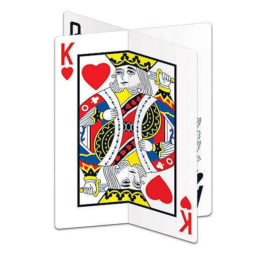 Beistle - 3-D Playing Card Centerpiece - 12 Pack