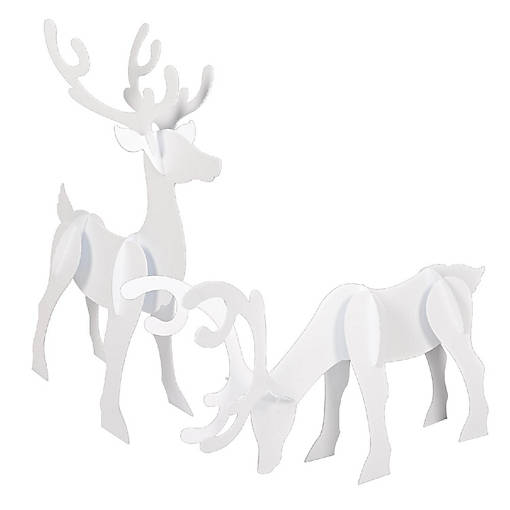 Beistle - 3-D Reindeer Props - 4 Pack
