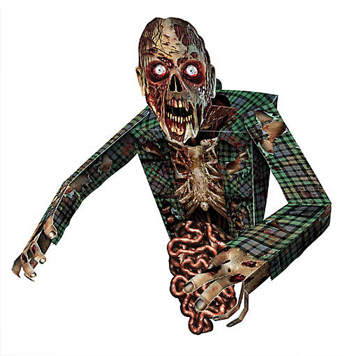 Beistle - 3-D Zombie Wall Decoration - 6 Pack