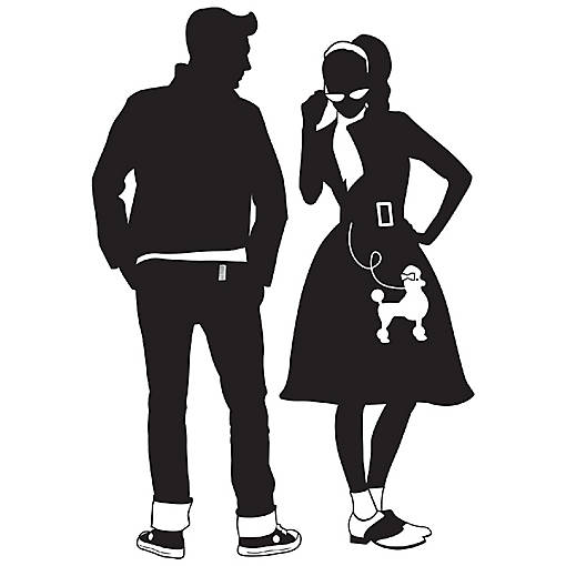 Beistle - 50's Silhouettes - 12 Pack