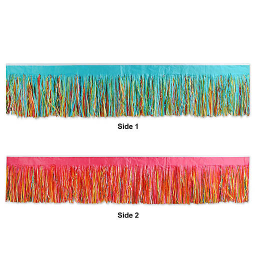 Beistle - 6-Ply Tissue Fringe Drape - Multicolor - 12 Pack