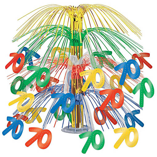 Beistle - "70" Cascade Centerpiece - 6 Pack