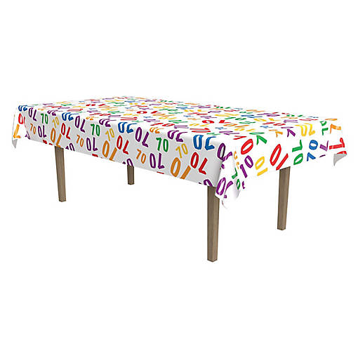 Beistle - "70" Tablecover - 12 Pack
