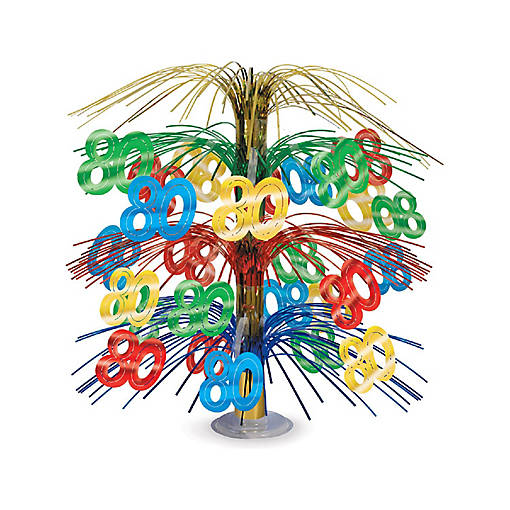 Beistle - "80" Cascade Centerpiece - 6 Pack