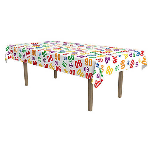 Beistle - "90" Tablecover - 12 Pack