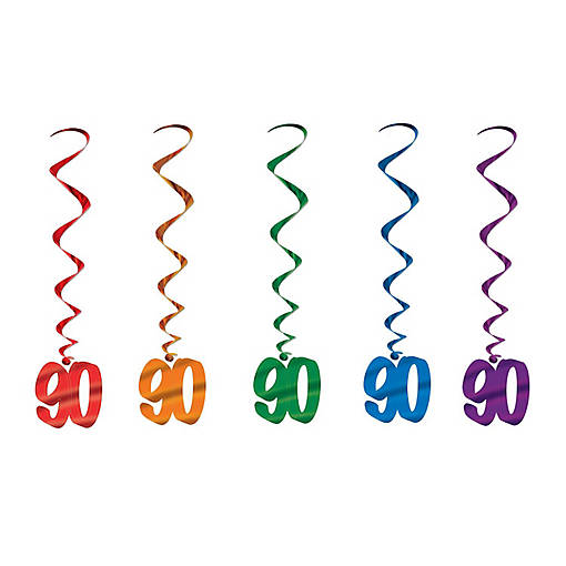 Beistle - "90" Whirls - 6 Pack