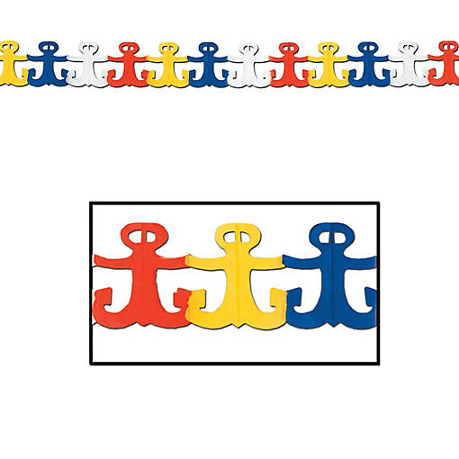 Beistle - Anchor Garland - 12 Pack