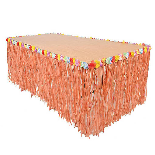Beistle - Artificial Grass Table Skirting - Natural - 6 Pack