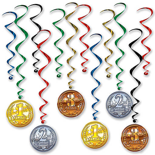 Beistle - Award Medal Whirls - 6 Pack