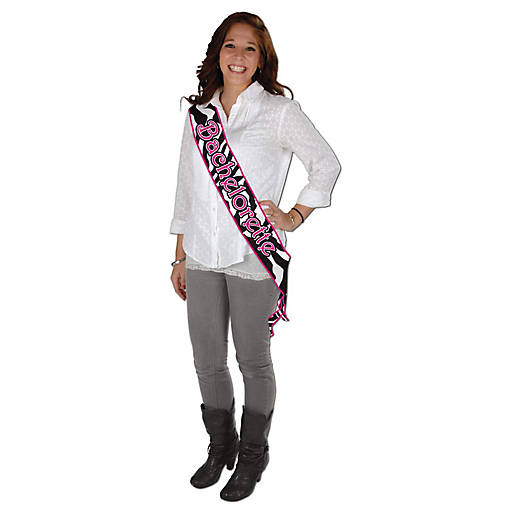 Beistle - Bachelorette Satin Sash - Multicolor - 6 Pack