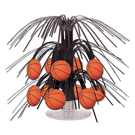 Beistle - Basketball Mini Cascade Centerpiece - 12 Pack