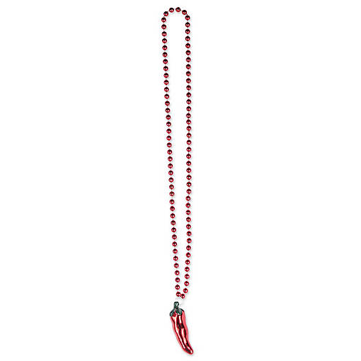 Beistle - Beads w/Chili Pepper Medallion - 12 Pack