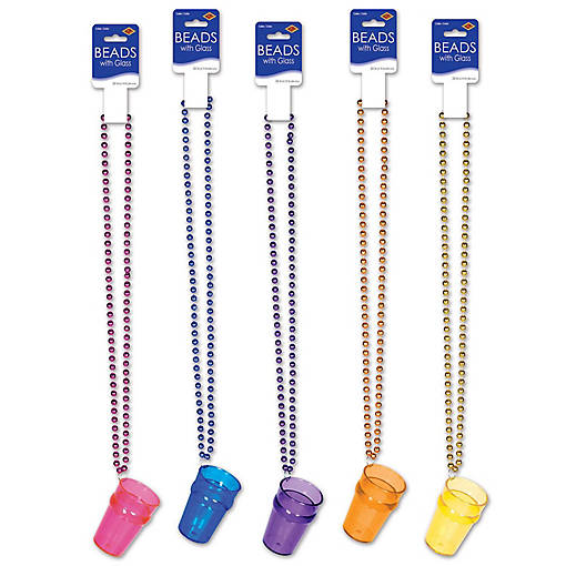 Beistle - Beads w/Glass - 12 Pack