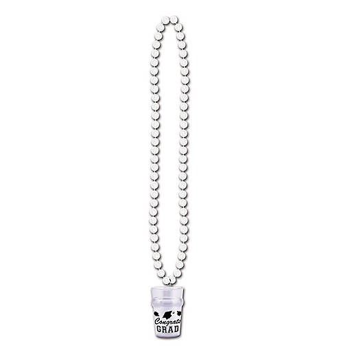 Beistle - Beads w/Grad Glass - White - 12 Pack