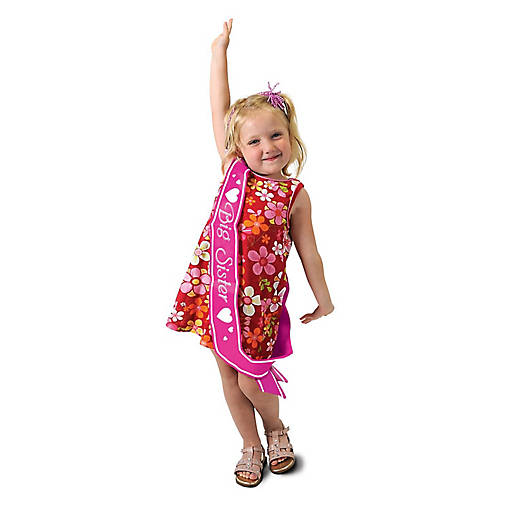 Beistle - Big Sister Satin Sash - 6 Pack