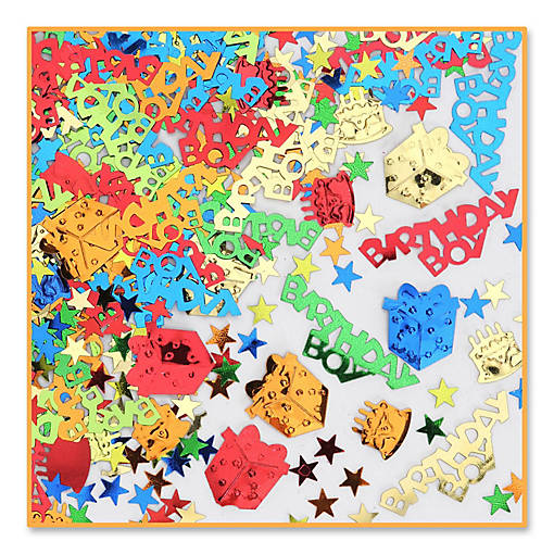 Beistle - Birthday Boy Confetti - 6 Pack