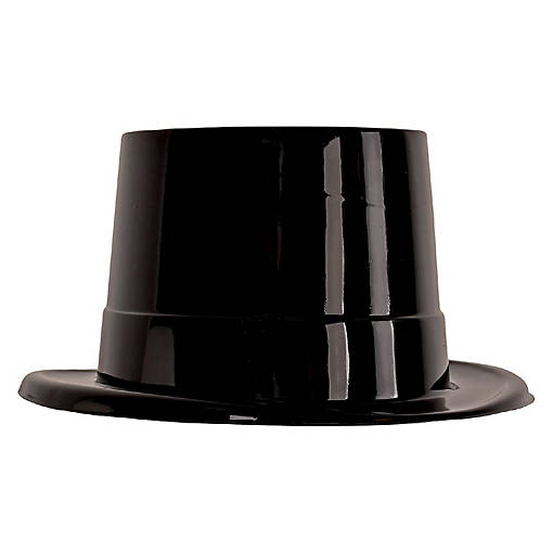 Beistle - Black Plastic Topper - 24 Pack