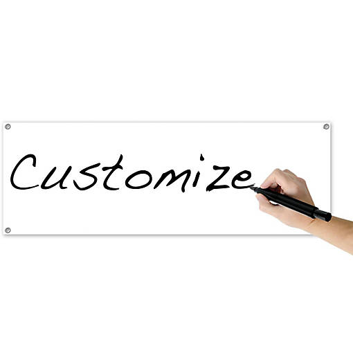 Beistle - "Blank" Sign Banner - 12 Pack