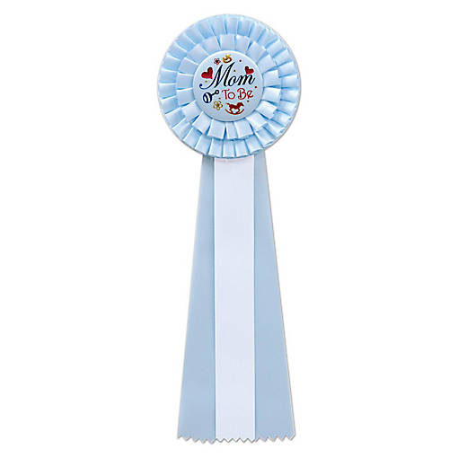 Beistle - Blue Mom To Be Deluxe Rosette - 3 Pack