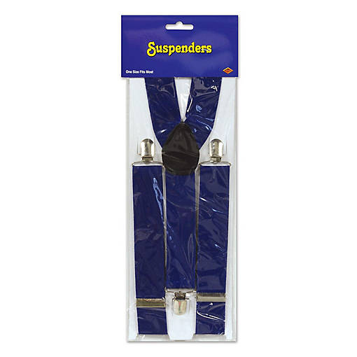 Beistle - Blue Suspenders - 12 Pack