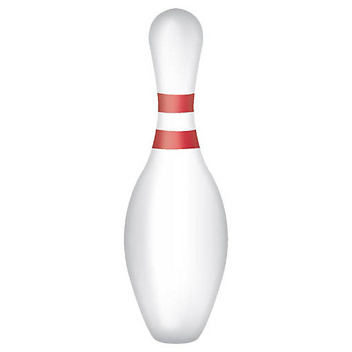 Beistle - Bowling Pin Cutout - 24 Pack
