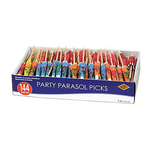 Beistle - Boxed Party Parasol Picks - 24 Pack