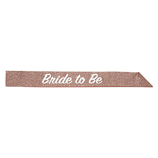 Beistle - Bride To Be Glittered Sash - 6 Pack