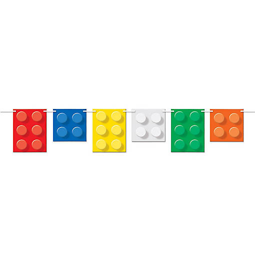 Beistle - Building Blocks Streamer - 12 Pack