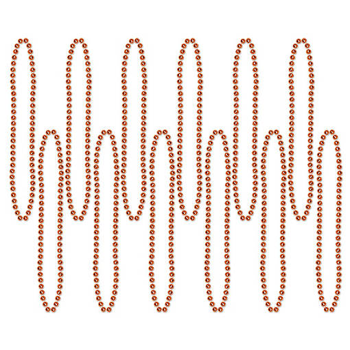 Beistle - Bulk Party Beads - Small Round - Brown - 720 Pack