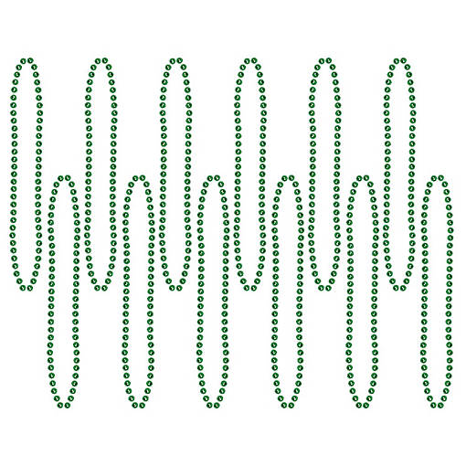Beistle - Bulk Party Beads - Small Round - Green - 720 Pack