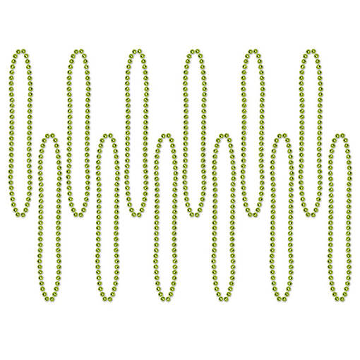 Beistle - Bulk Party Beads - Small Round - Light Green - 720 Pack