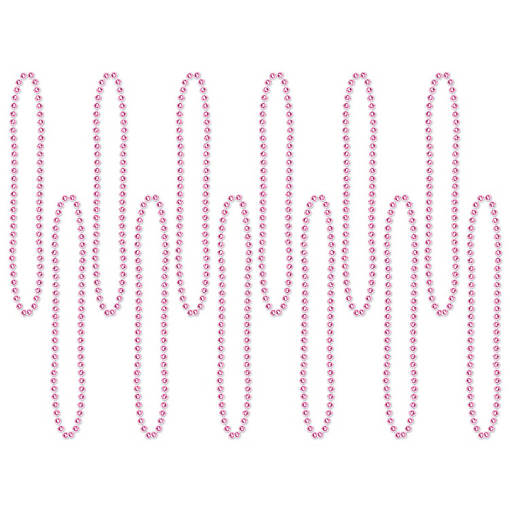 Beistle - Bulk Party Beads - Small Round - Light Pink - 720 Pack