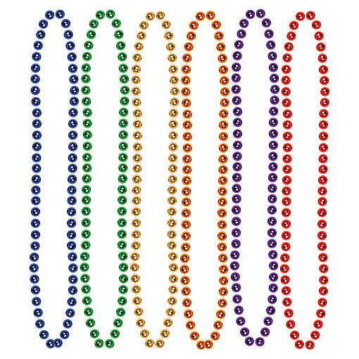 Beistle - Bulk Party Beads - Small Round - Multicolor - 720 Pack