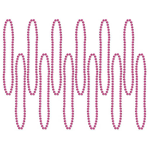 Beistle - Bulk Party Beads - Small Round - Pink - 720 Pack