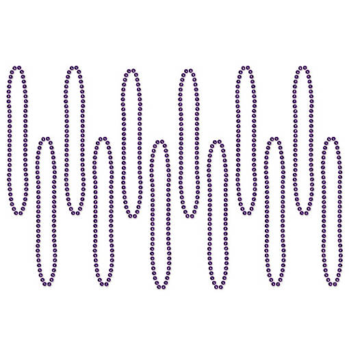 Beistle - Bulk Party Beads - Small Round - Purple - 720 Pack