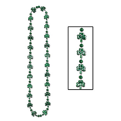 Beistle - Bulk Shamrock Beads - 144 Pack