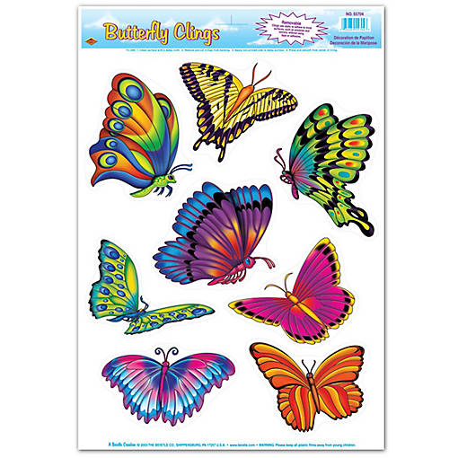 Beistle - Butterfly Clings - 12 Pack