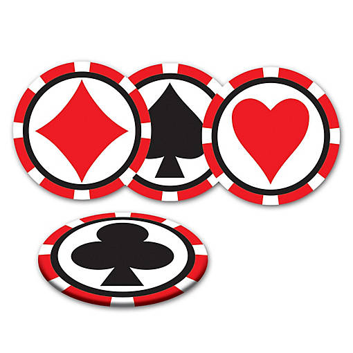 Beistle - Casino Coasters - 12 Pack