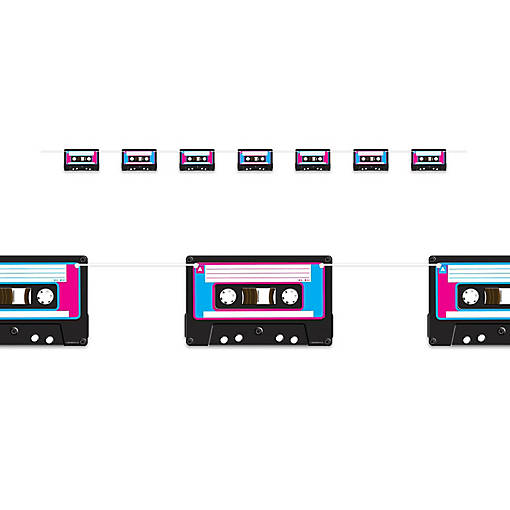 Beistle - Cassette Tape Streamer - 12 Pack