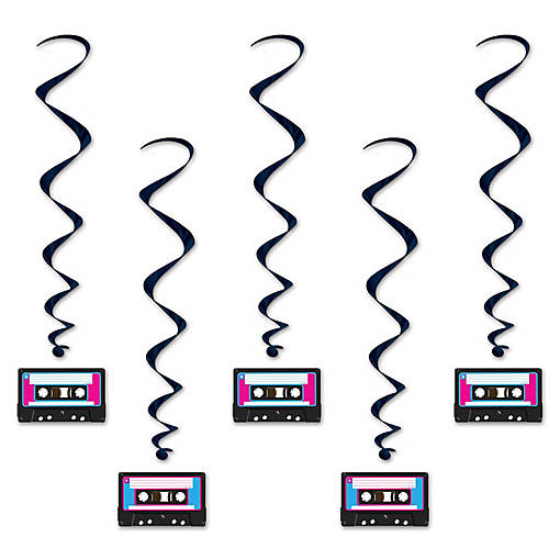 Beistle - Cassette Tape Whirls - 6 Pack