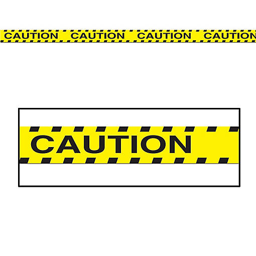 Beistle - Caution Party Tape - 12 Pack