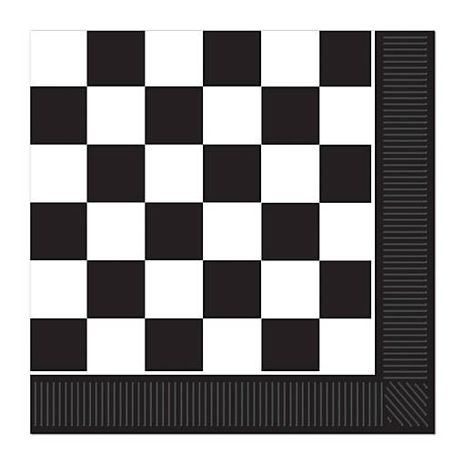 Beistle - Checkered Luncheon Napkins - 12 Pack