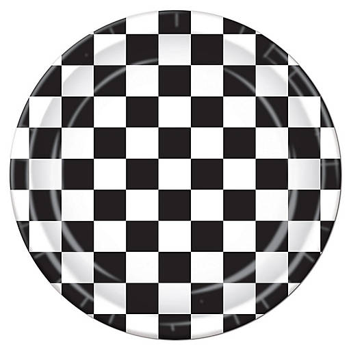 Beistle - Checkered Plates - 12 Pack