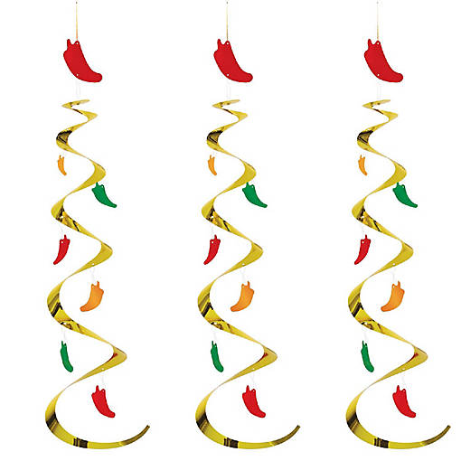 Beistle - Chili Pepper Whirls - 6 Pack