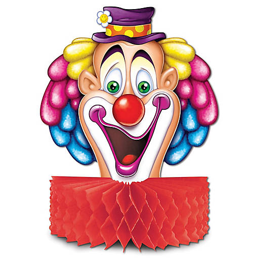 Beistle - Clown Centerpiece - 12 Pack