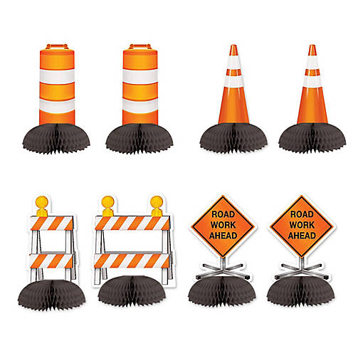 Beistle - Construction Mini Centerpieces - 12 Pack