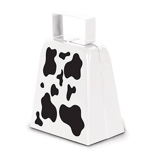 Beistle - Cow Print Cowbell - 12 Pack