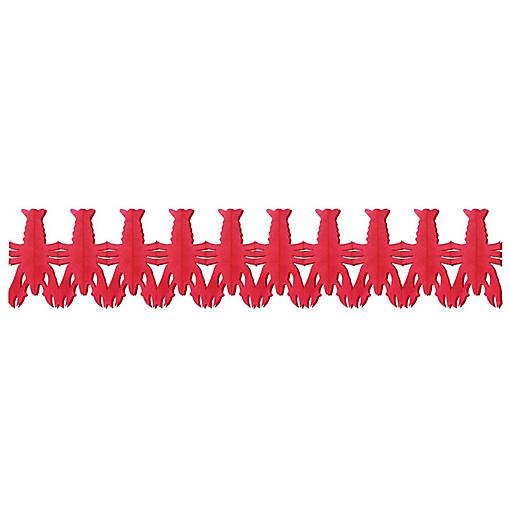 Beistle - Crawfish Garland - 12 Pack
