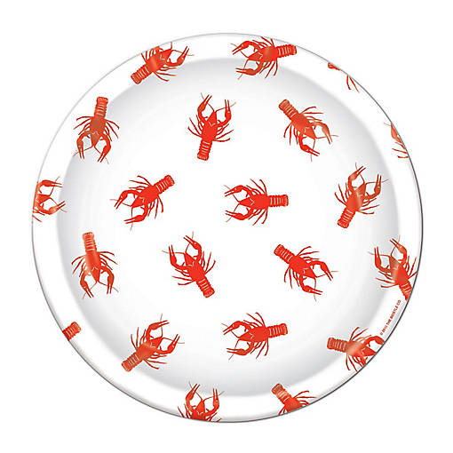 Beistle - Crawfish Plates - 12 Pack
