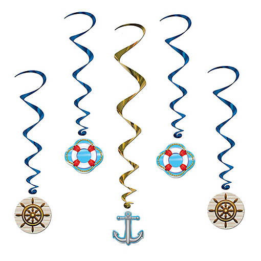 Beistle - Cruise Ship Whirls - 6 Pack